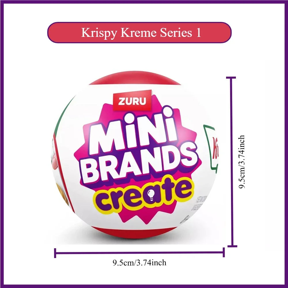 Zuru Food Series Mini Brands Fill The Fridge Series Brands Master Chef Tiny Create Krispy Kreme Retro Grocery Food The Fridge