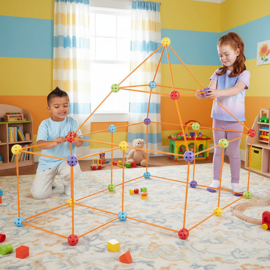 Crazy Forts 69 Piece Multi-Coloured Edition