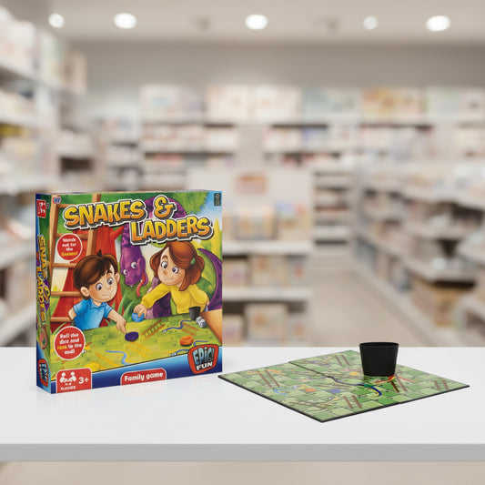 Snakes and Ladders Family Game