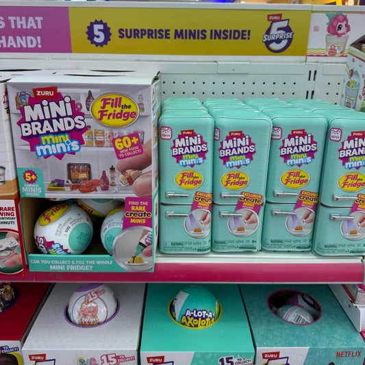 Zuru Food Series Mini Brands Fill The Fridge Series Brands Master Chef Tiny Create Krispy Kreme Retro Grocery Food The Fridge